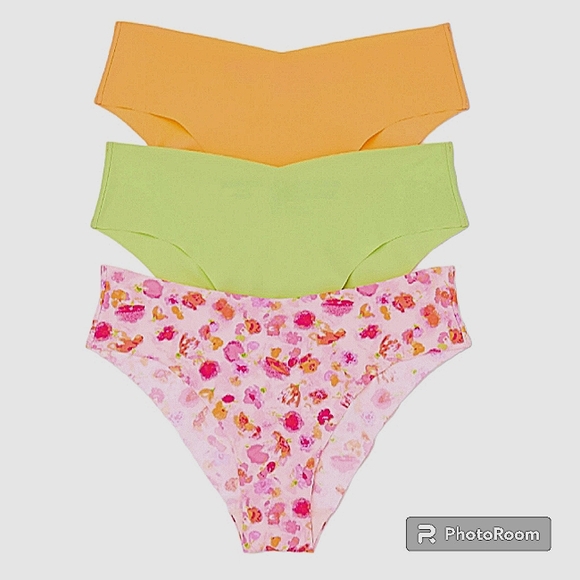 Cheeky Panties Plus Size 3-Pack Soft Cooling Flirty Stretchy Ice Feel Dainty - Picture 3 of 15